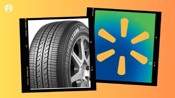 Walmart pone a mitad de precio (por tiempo limitado) esta llanta Bridgestone, con 3 años de garantía