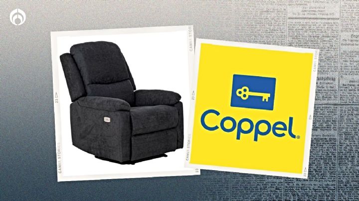 Coppel remata sillón reposet eléctrico y muy cómodo (descuentazo de 5300 pesos)