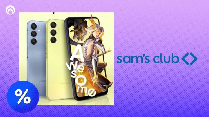 Precio ganga Sam's Club: Samsung Galaxy A25 con cámara de 50MP, 6GB en RAM y batería que dura 2 días