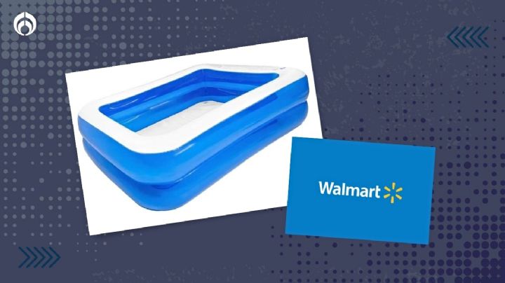 Walmart remata alberca inflable para las vacaciones de verano (paga menos de 350 pesos)