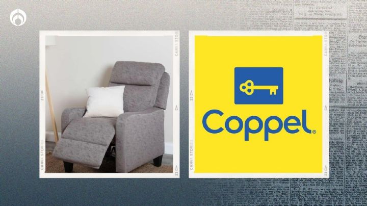 Coppel remata sillón reposet elegante y acolchonado (menos de 4500 pesos)