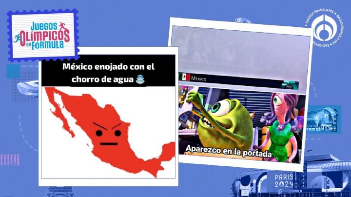 París 2024: los memes del desfile de México... por culpa de un chorro de agua