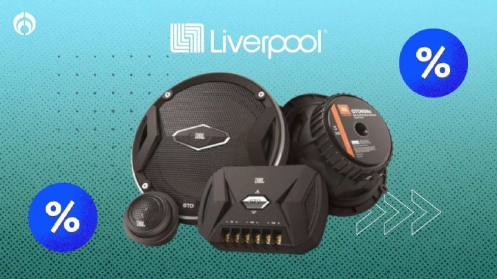 Liverpool remata bocina JBL potente para el coche con 50% de descuento