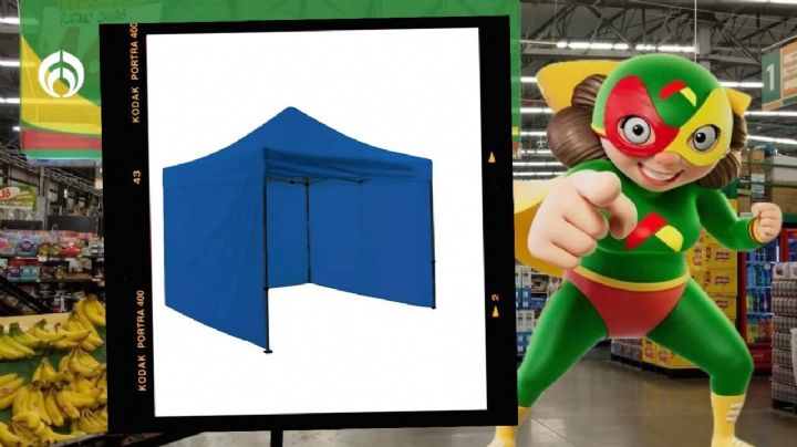 La carpa plegable que necesitas para tu evento y Bodega Aurrera la tiene a mitad de precio