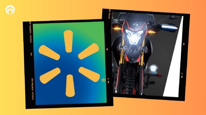 Walmart rebaja casi 10,000 pesos a esta moto negra con 6 velocidades y cajuela (3 años de garantía)