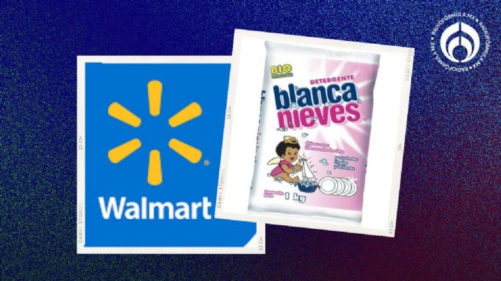 Walmart tiene a 37 pesos el jabón Blanca Nieves de 1kg, para ropa blanca y trastes brillantes