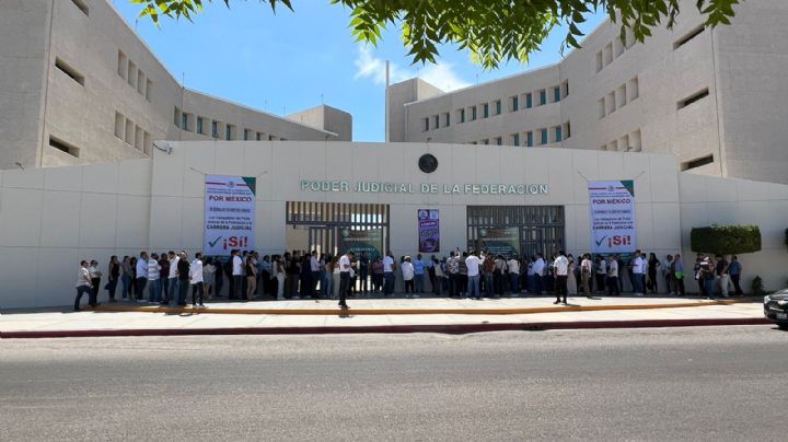 Inician paro de labores trabajadores del Poder Judicial Federal de la Federación en BCS