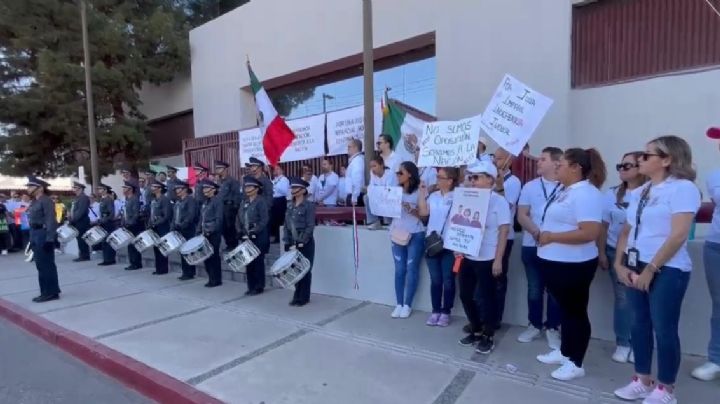 Realizan protesta contra Reforma Judicial de AMLO en Juárez: piden espacios de diálogo