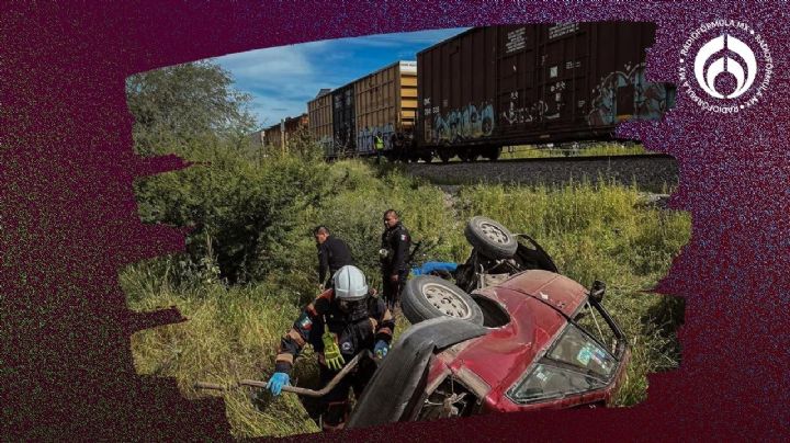 Tren embiste auto en Querétaro: hay cuatro muertos y tres personas lesionadas