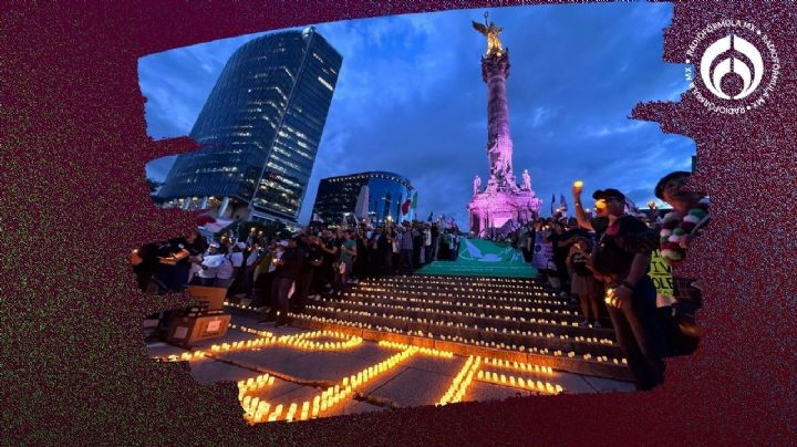 Reforma judicial: (VIDEO) Trabajadores se manifiestan en el Ángel de la Independencia