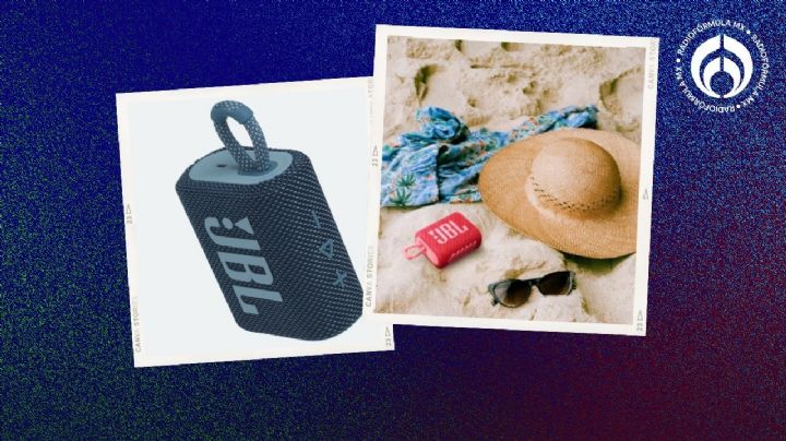 Esta potente bocina JBL tiene nuevo 'descuentote'; resiste al polvo, agua y ¡es portátil!