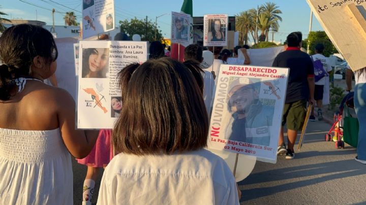 (VÍDEO) Marcha por los desaparecidos: más de 30 fosas se han encontrado este 2024 en BCS