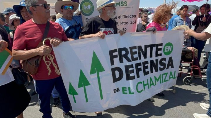 AMLO y Claudia Sheinbaum visitan Ciudad Juárez en medio de protestas y peticiones