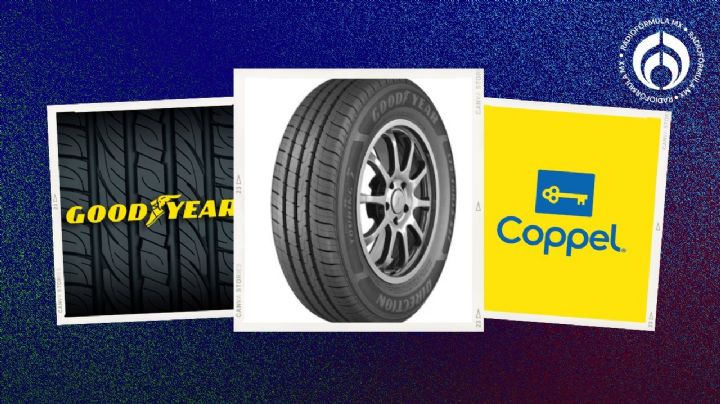 Coppel: 5 llantas rendidoras de la marca Goodyear que se encuentran a menos de 2 mil pesos