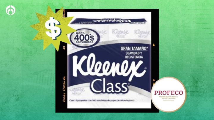 Sam's Club tiene baratísimas las servilletas dobles Kleenex Class; son resistentes y suaves