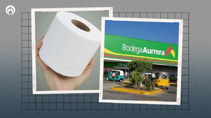 Aurrera: el paquete de 24 rollos de papel con 210 hojas dobles cada uno super suave por 130 pesos