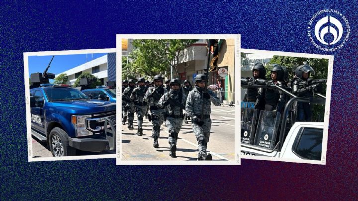 Así fue el desfile militar en Culiacán… en plenos enfrentamientos entre ‘Chapitos’ y ‘Mayos’ (FOTOS)