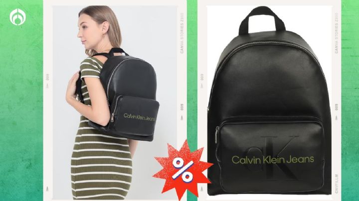 A días de la Venta Nocturna de Liverpool: Mochila Calvin Klein de alta gama con 50% de descuento