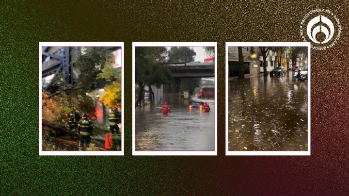 (VIDEOS) Tormentas no dan tregua: hay alerta naranja en CDMX... e inundaciones en Edomex