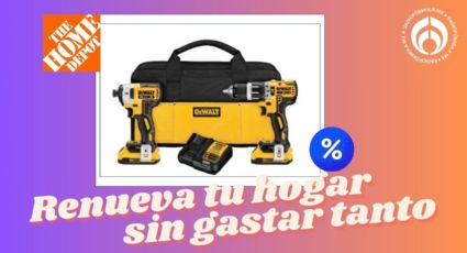 Home Depot rebaja potente combo inalámbrico de taladro y atornillador DeWalt; Profeco lo avala