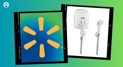 Walmart remata esta moderna regadera eléctrica con 3 temperaturas, que no desperdicia agua ni luz