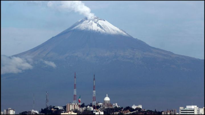 Cenapred registra 113 exhalaciones en el volcán Popocatépetl