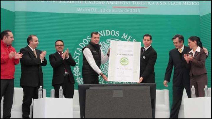 Six Flags México recibe Certificado de Calidad Ambiental Turística