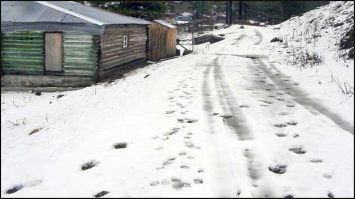 La Rosilla, Durango registra 9.5 grados bajo cero