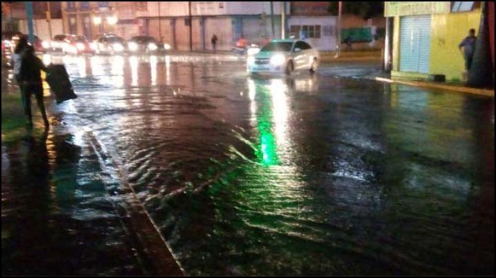 Provoca lluvia caída de granizo y suspensión de energía eléctrica en Oaxaca