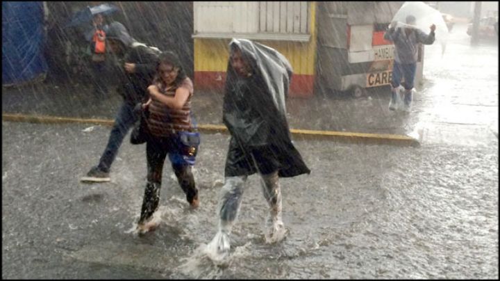 Prevén lluvias, actividad eléctrica y granizo en casi todo el país