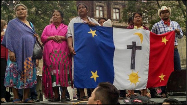 Concluyen yaquis "Caravana Nacional por la Defensa del Agua" frente a SCJN