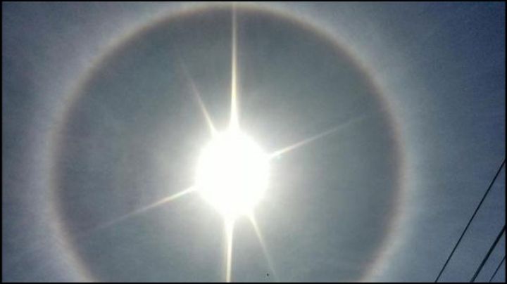 Se observa halo solar, ahora en Veracruz. Con Denise Maerker