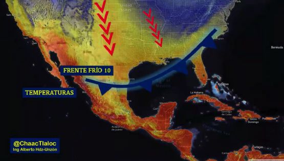 Clima para la tarde del 22 de noviembre: Potencial de chubascos fuertes