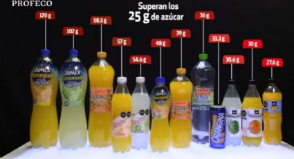 ¡Ojo! Jumex y Bonafont, entre las aguas con más azúcares que un refresco: Profeco