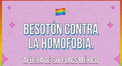 Convocan a “besotón contra la homofobia” en Six Flags tras caso de discriminación