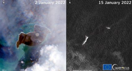 ¡Insólito! Isla de Tonga desaparece tras fuerte erupción del volcán