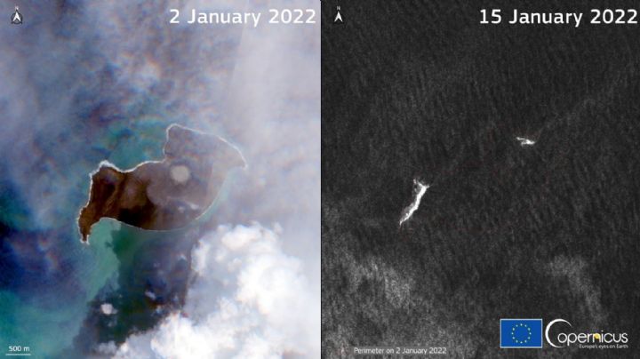 ¡Insólito! Isla de Tonga desaparece tras fuerte erupción del volcán