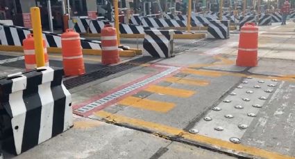 ¡Aguas! Ponen ponchallantas en Circuito Exterior Mexiquense para "amarrar" pago