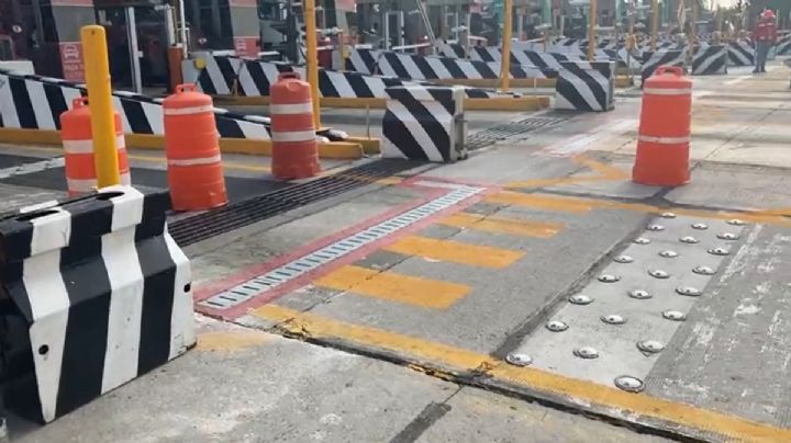 ¡Aguas! Ponen ponchallantas en Circuito Exterior Mexiquense para "amarrar" pago