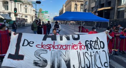 Triquis en CDMX: protestan en Eje Central por apoyo de autoridades