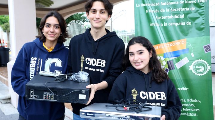 Día Internacional del Reciclaje: instala UANL centro de acopio de basura tecnológica