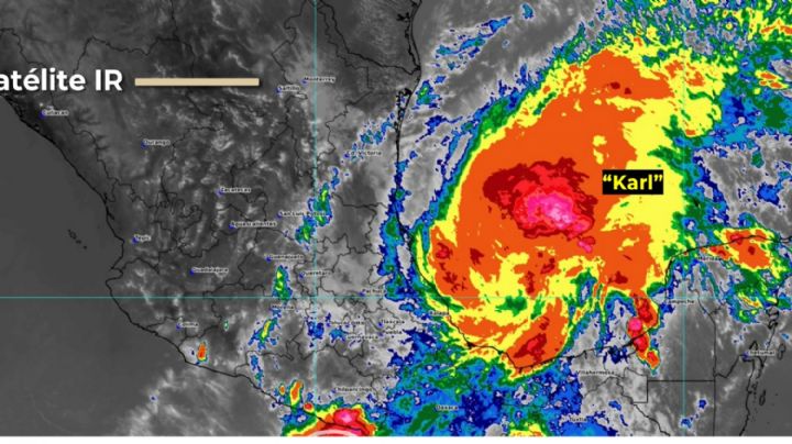 Tormenta Tropical Karl: podría evolucionar a huracán categoría 1