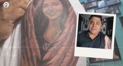 Padre de Debanhi se tatúa el rostro de su hija como ‘recordatorio de justicia’