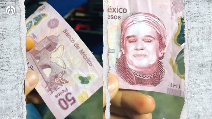 El 'chico' triste que recibió un billete de 50 falso con imagen de ¡Juanga!