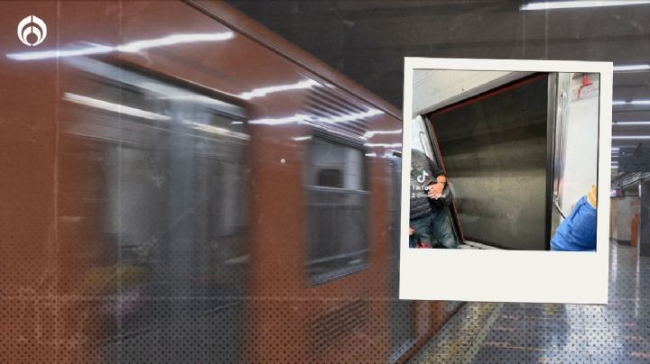 (VIDEO) De miedo: Tren del Metro viaja con las puertas abiertas... ahora en Línea 3