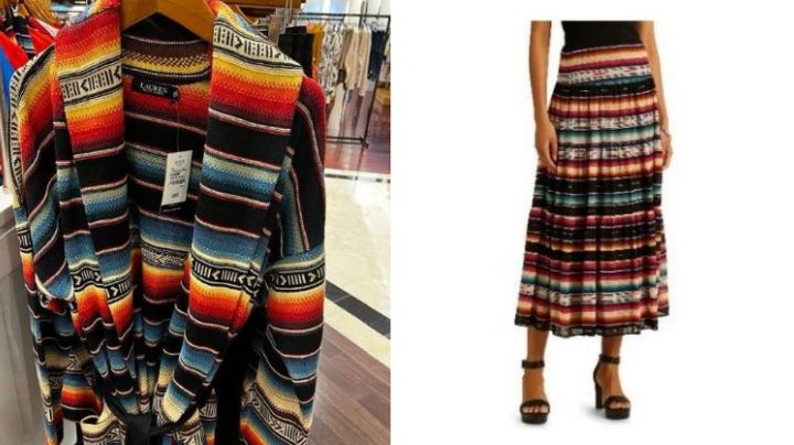 'Quesque' no sabía: Ralph Lauren se sorprende por plagio de diseño de sarapes mexicanos