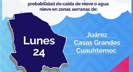 Emite CEPC aviso preventivo por el descenso de temperatura y probabilidad de lluvias y nieve