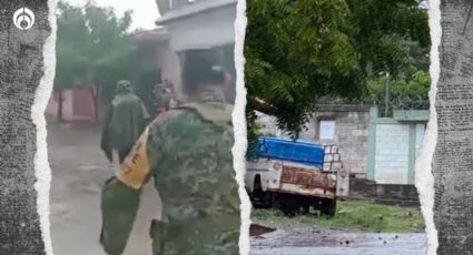 (VIDEO) Milagro en Sinaloa: niño se electrocuta con cable por la lluvia; militares le salvan la vida