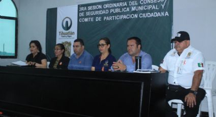 Celebran Consejo de Seguridad Pública en Tihuatlán; buscan preservar la seguridad