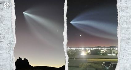 (VIDEO) Aparece extraña luz en cielo mexicano… ¿es un meteorito, OVNI o Elon Musk?